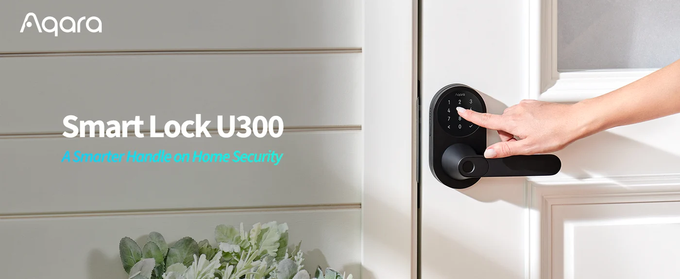 Aqara smart lock product image for residential fingerprint entry access