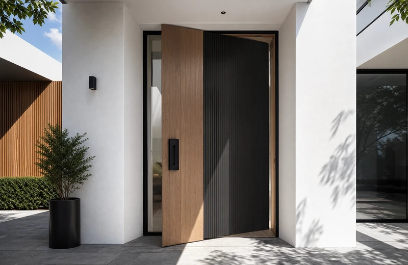 Villa entrance door inspiration for a high-end residential facade