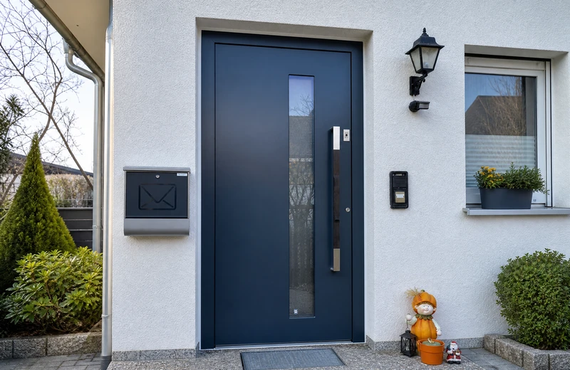 Steel entrance door inspiration for a modern architectural project